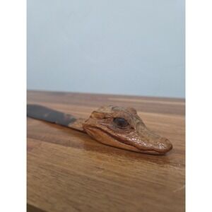 Vintage Taxidermy Alligator Head Letter Opener